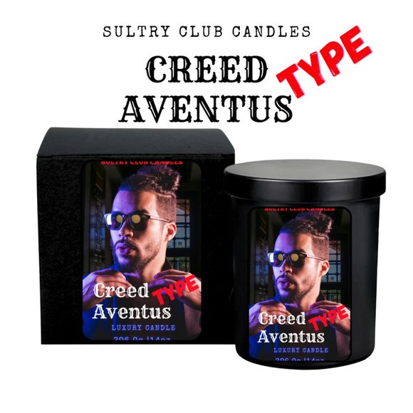 CREED AVENTUS TYPE LUXURY CANDLE - Picture 2 of 2